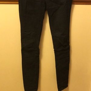 Express black skinny jeans